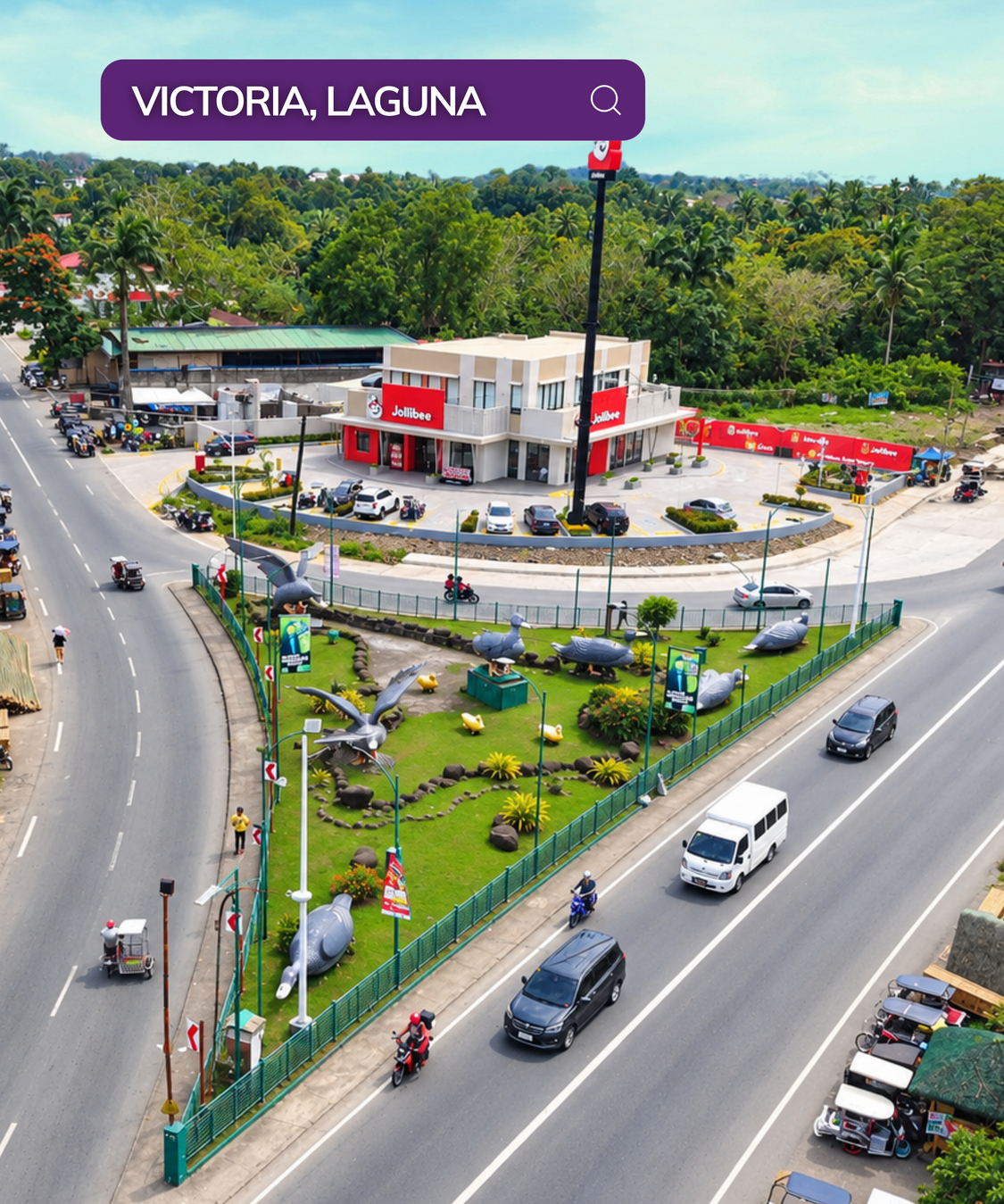 A quiet municipality with a growing residential community.